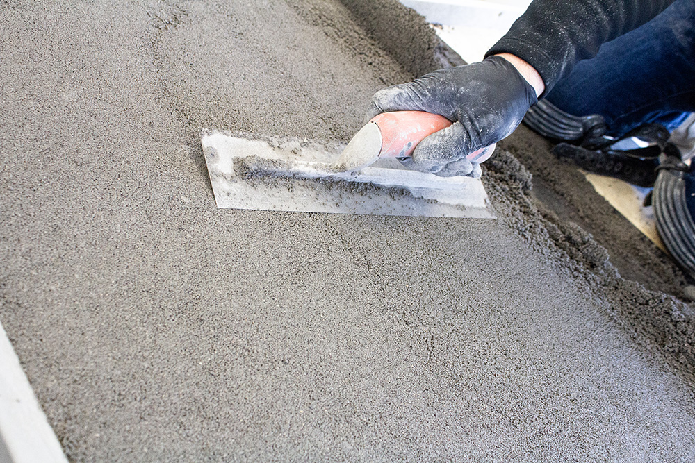 Mortar bed installation systems